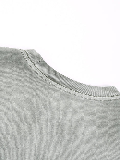 Spaced Out - Ultra-Heavyweight Vintage Washed Oversized T-Shirt - 300 GSM